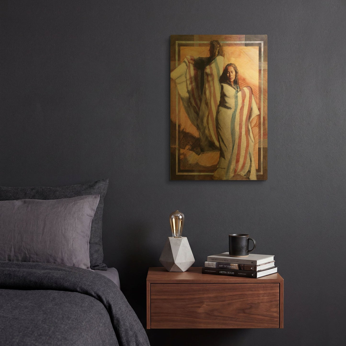 'Turns In Time' By J. E. Knauf Gold Metal Wall Art