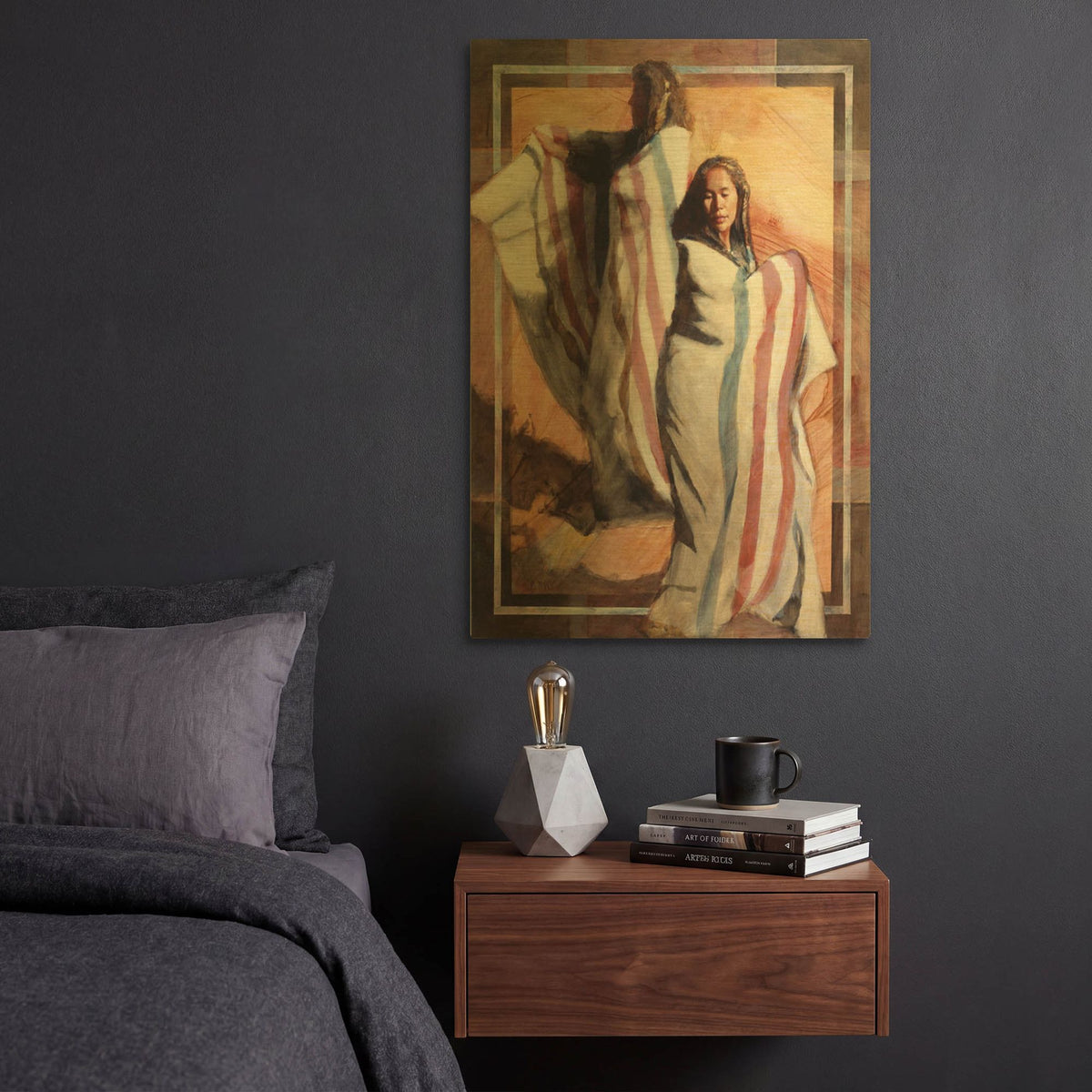 'Turns In Time' By J. E. Knauf Gold Metal Wall Art