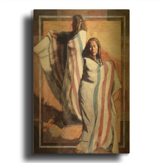 'Turns In Time' By J. E. Knauf Gold Metal Wall Art