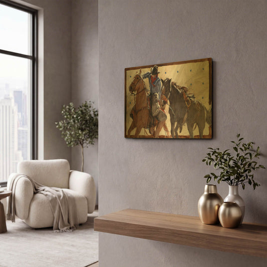 'Don' By J. E. Knauf Gold Metal Wall Art