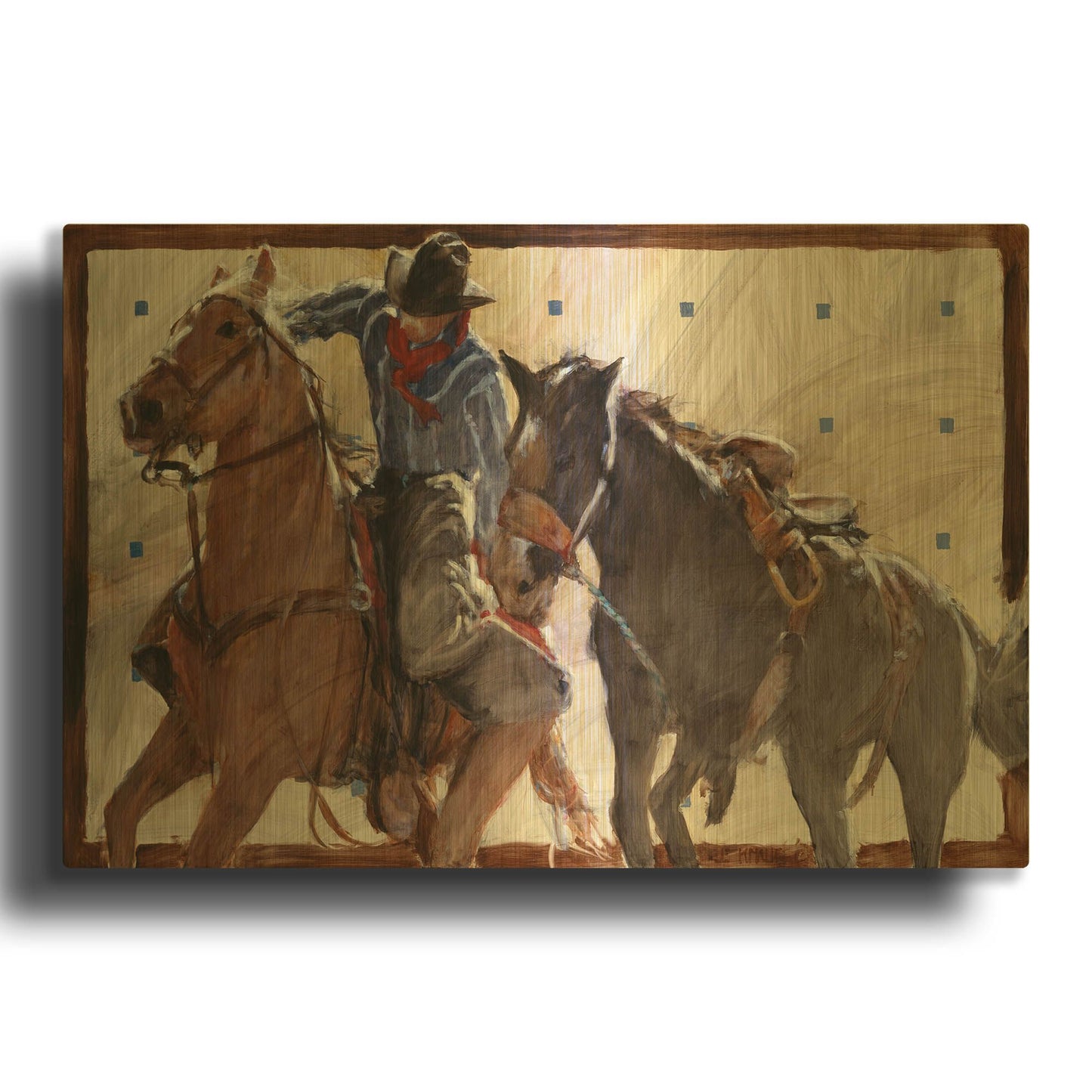'Don' By J. E. Knauf Gold Metal Wall Art