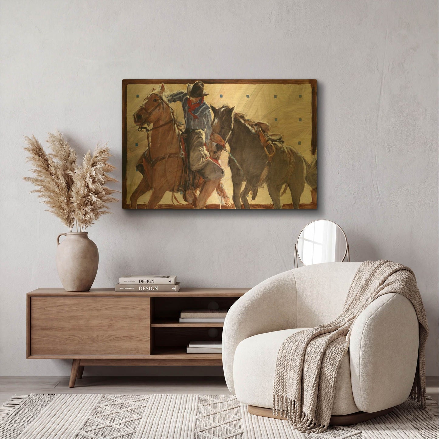 'Don' By J. E. Knauf Gold Metal Wall Art