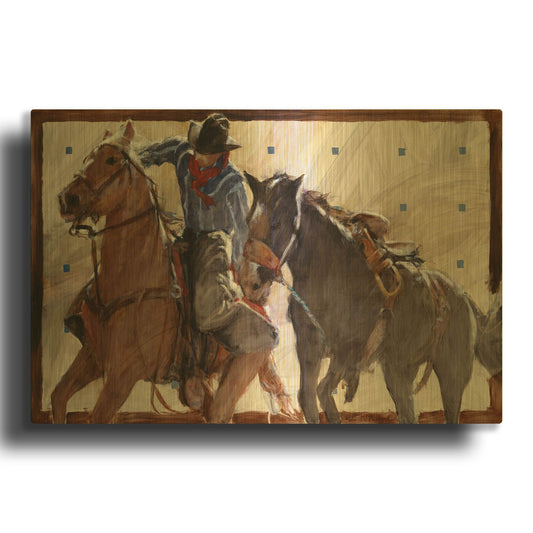 'Don' By J. E. Knauf Gold Metal Wall Art