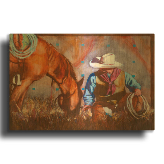 'A Single Moment' By J. E. Knauf Gold Metal Wall Art