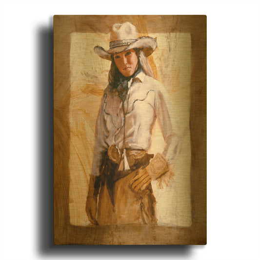 'I' By J. E. Knauf Gold Metal Wall Art