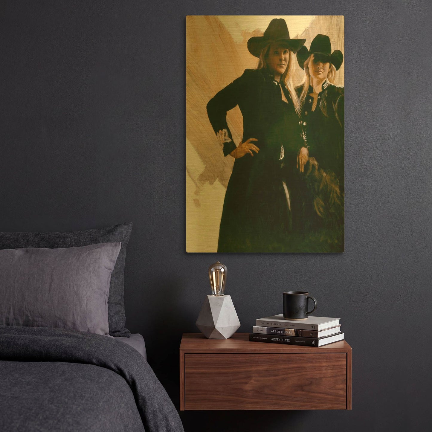 'Attitude' By J. E. Knauf Gold Metal Wall Art