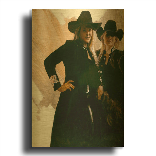 'Attitude' By J. E. Knauf Gold Metal Wall Art