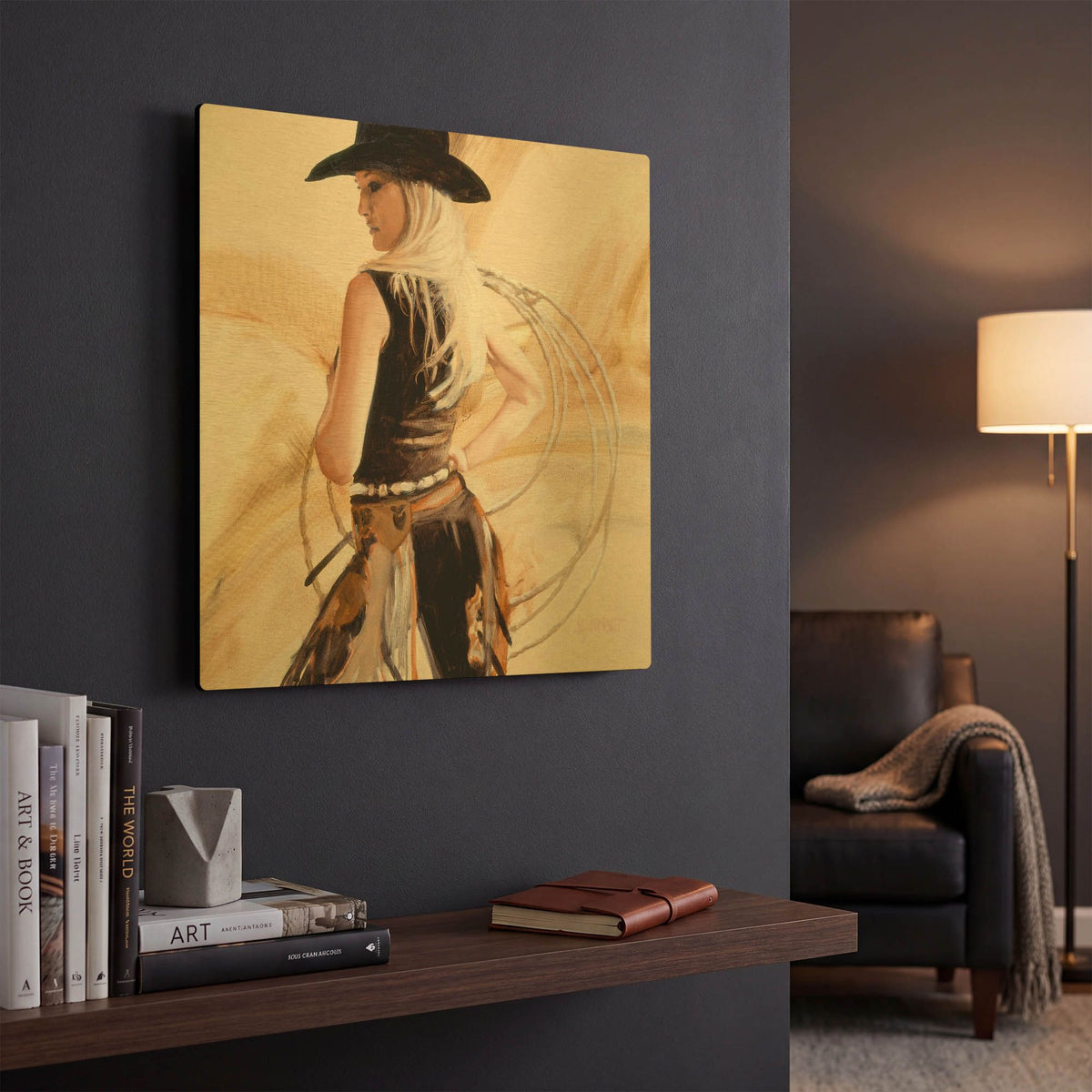 'Framed' By J. E. Knauf Gold Metal Wall Art