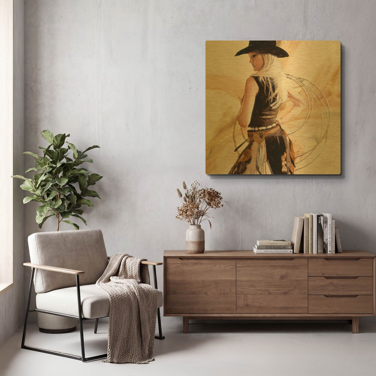 'Framed' By J. E. Knauf Gold Metal Wall Art