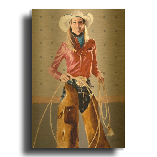 'Welcome Home' By J. E. Knauf Gold Metal Wall Art