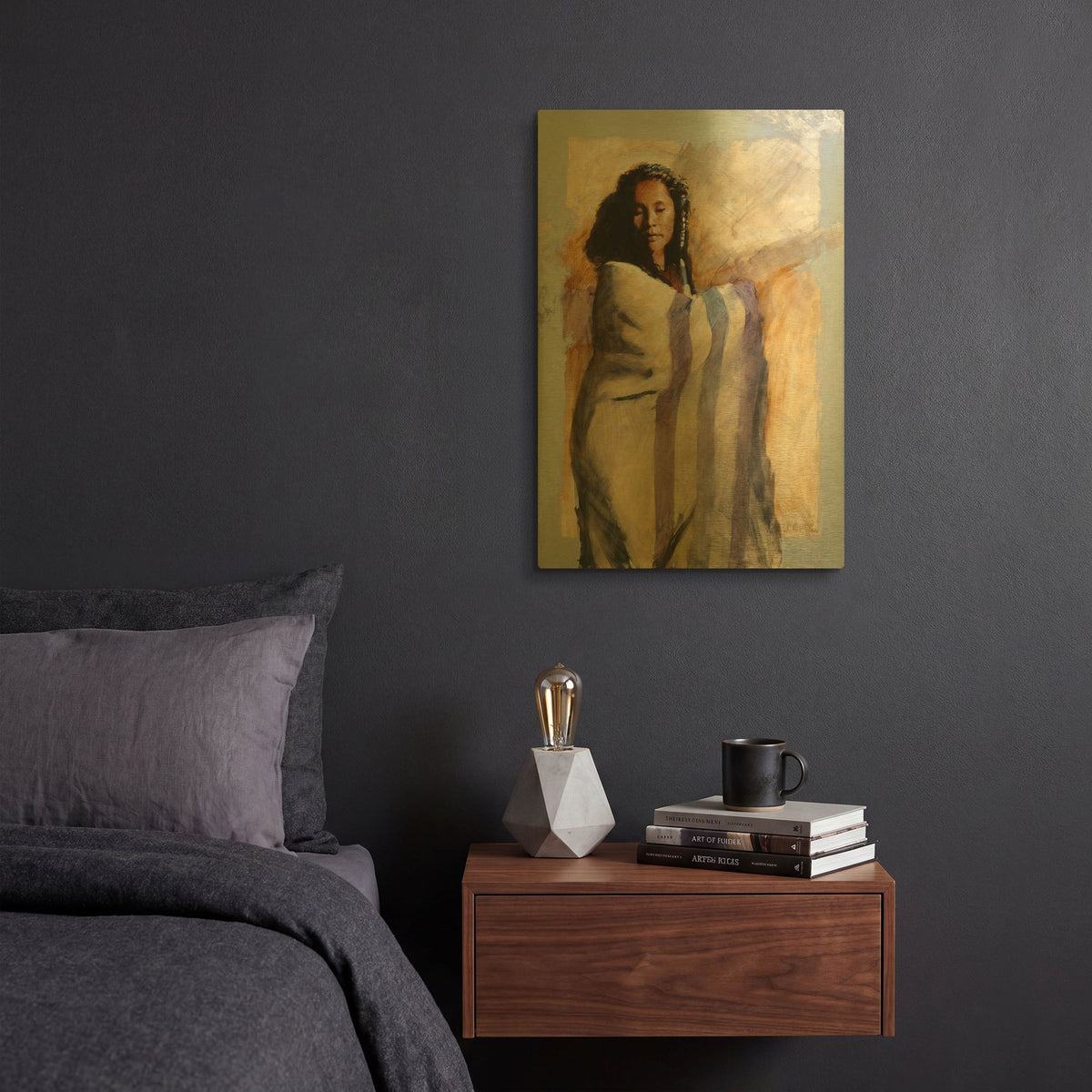 'Autumn Dance' By J. E. Knauf Gold Metal Wall Art