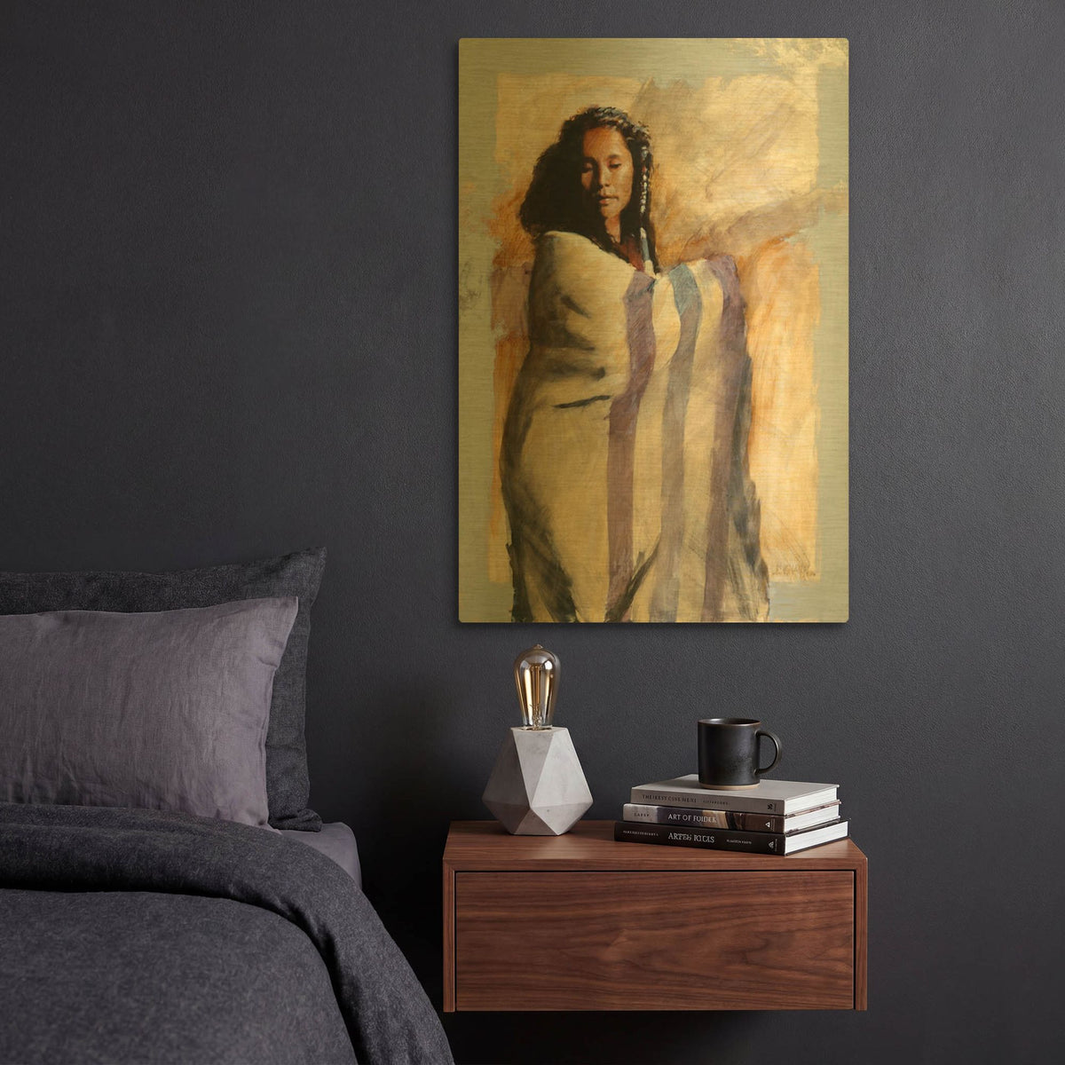 'Autumn Dance' By J. E. Knauf Gold Metal Wall Art