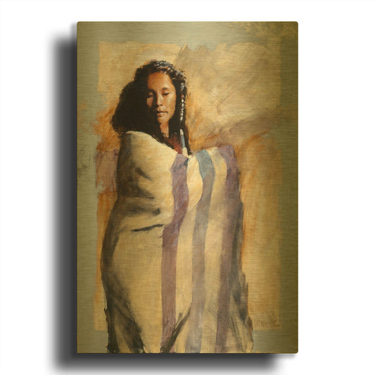 'Autumn Dance' By J. E. Knauf Gold Metal Wall Art