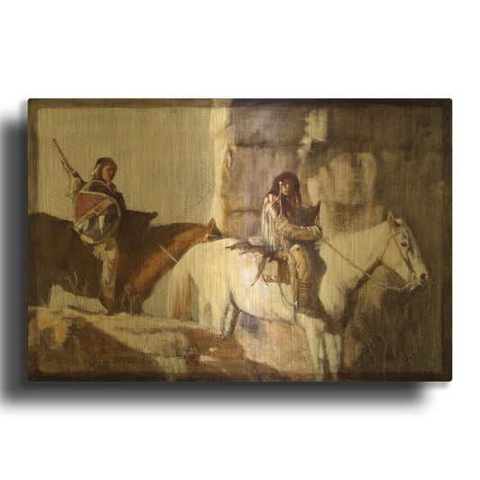 'Pass' By J. E. Knauf Gold Metal Wall Art