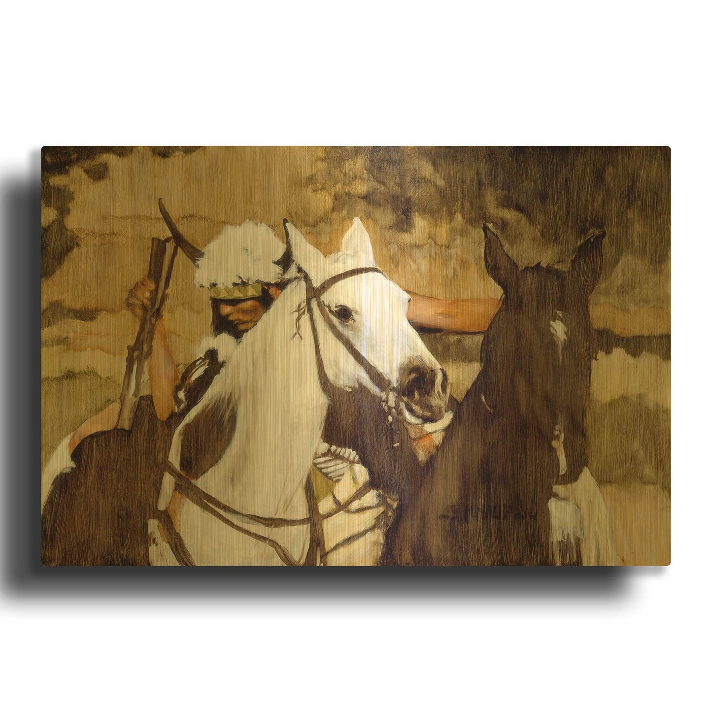 'Treasure' By J. E. Knauf Gold Metal Wall Art