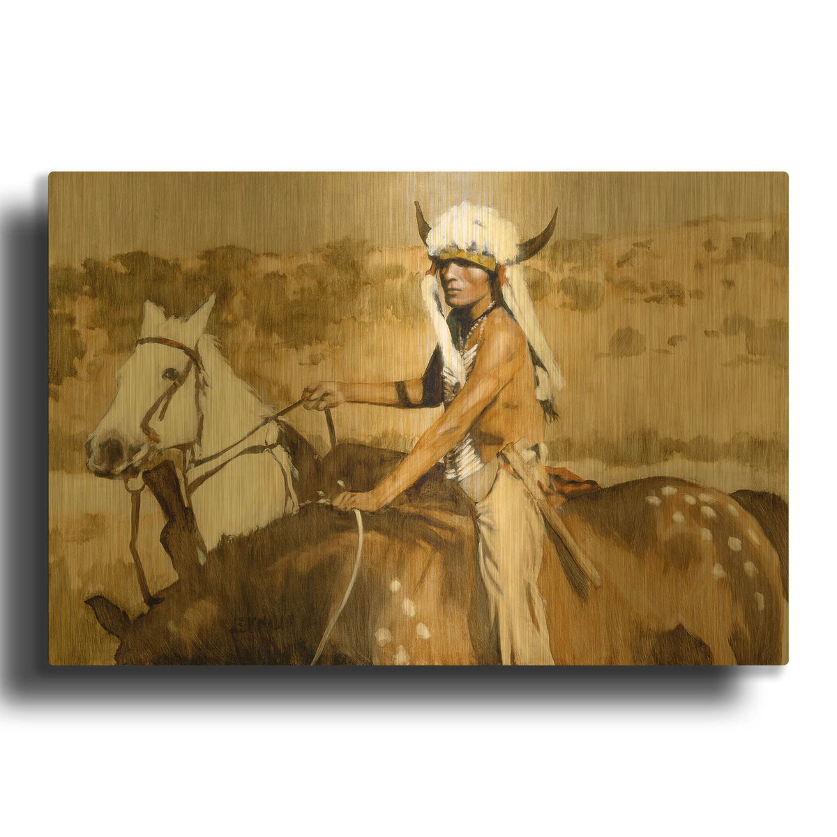'Procurement' By J. E. Knauf Gold Metal Wall Art
