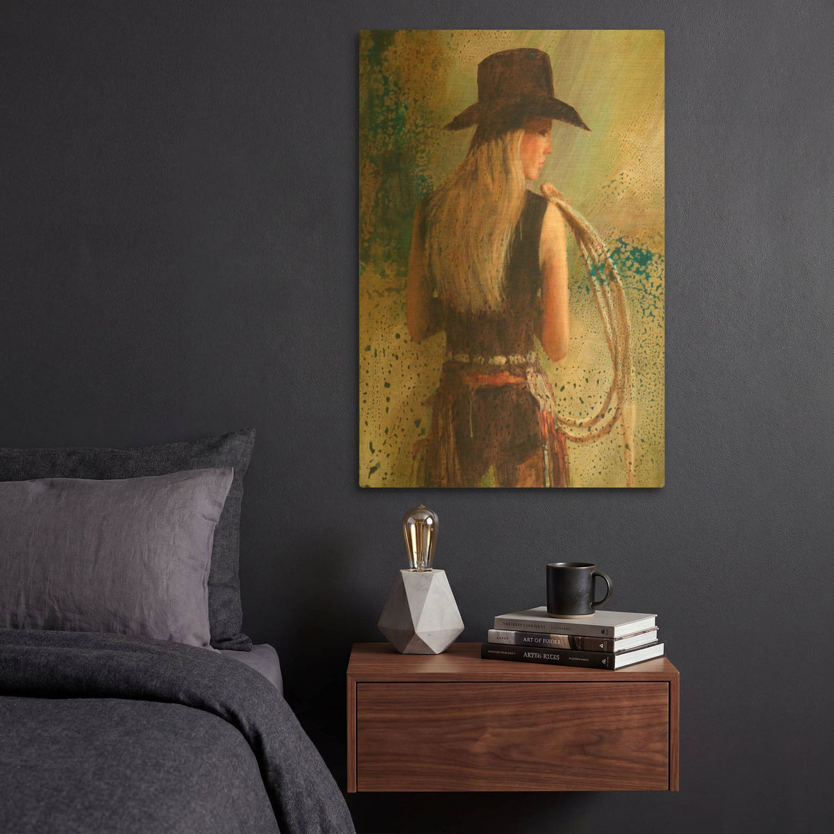 'Cooling Off' By J. E. Knauf Gold Metal Wall Art