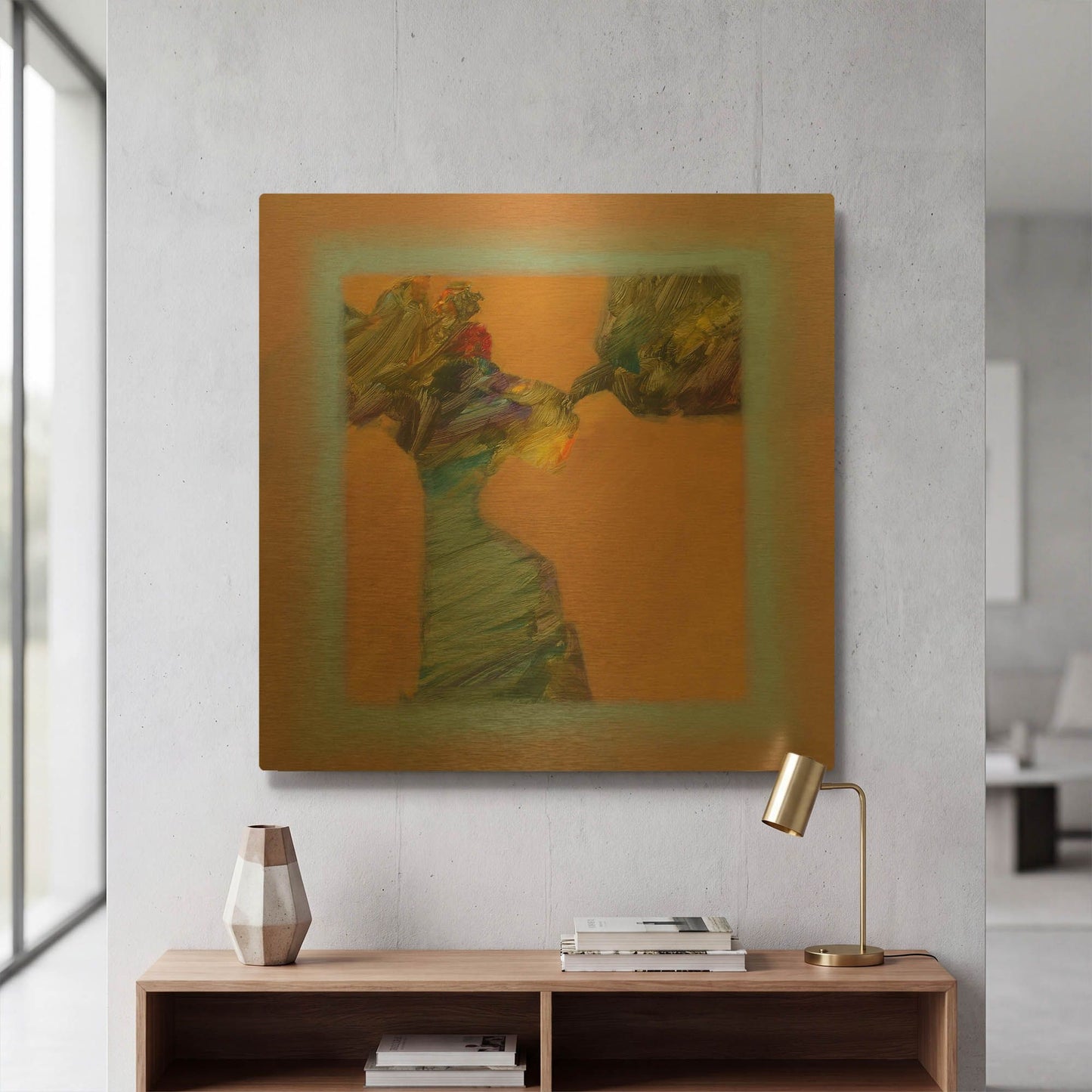'Dancer 1' By J. E. Knauf Gold Metal Wall Art