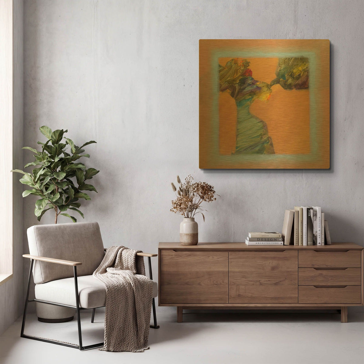 'Dancer 1' By J. E. Knauf Gold Metal Wall Art