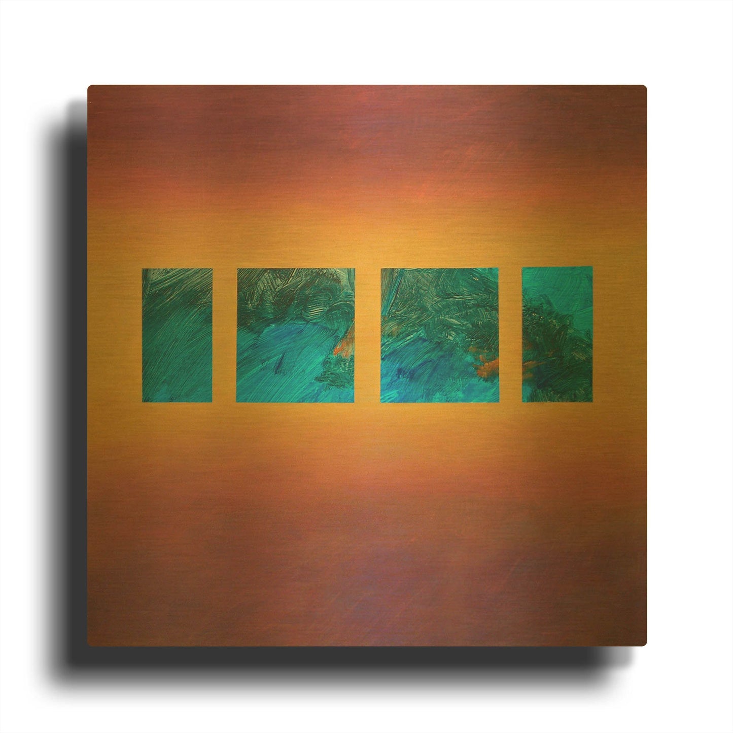'Namotu' By J. E. Knauf Gold Metal Wall Art