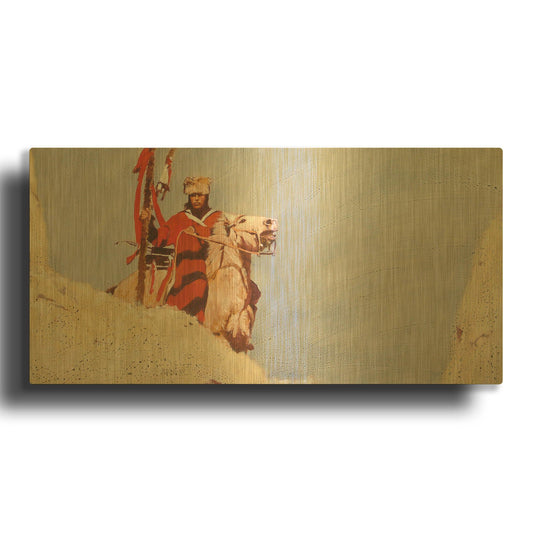 'Overlook' By J. E. Knauf Gold Metal Wall Art