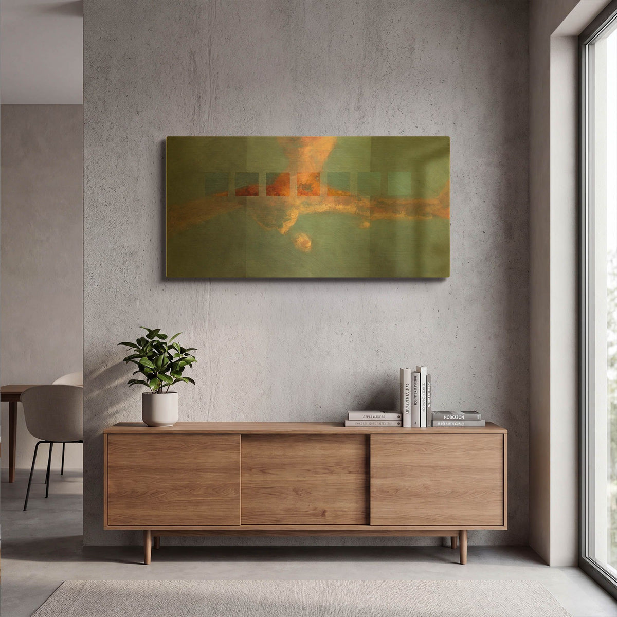 'Sky Lights' By J. E. Knauf Gold Metal Wall Art