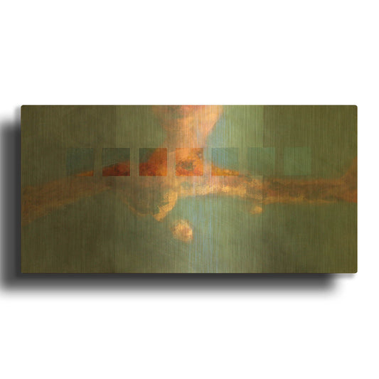 'Sky Lights' By J. E. Knauf Gold Metal Wall Art