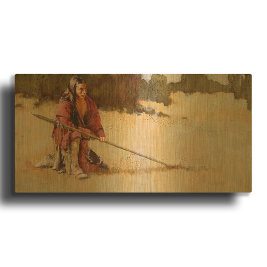 'Track' By J. E. Knauf Gold Metal Wall Art