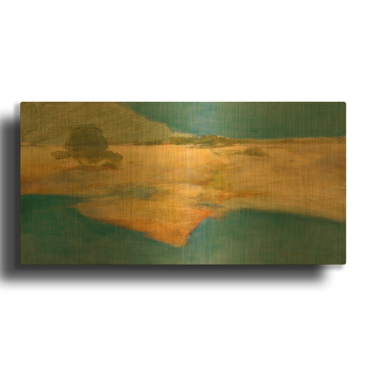 'Warmer Today' By J. E. Knauf Gold Metal Wall Art