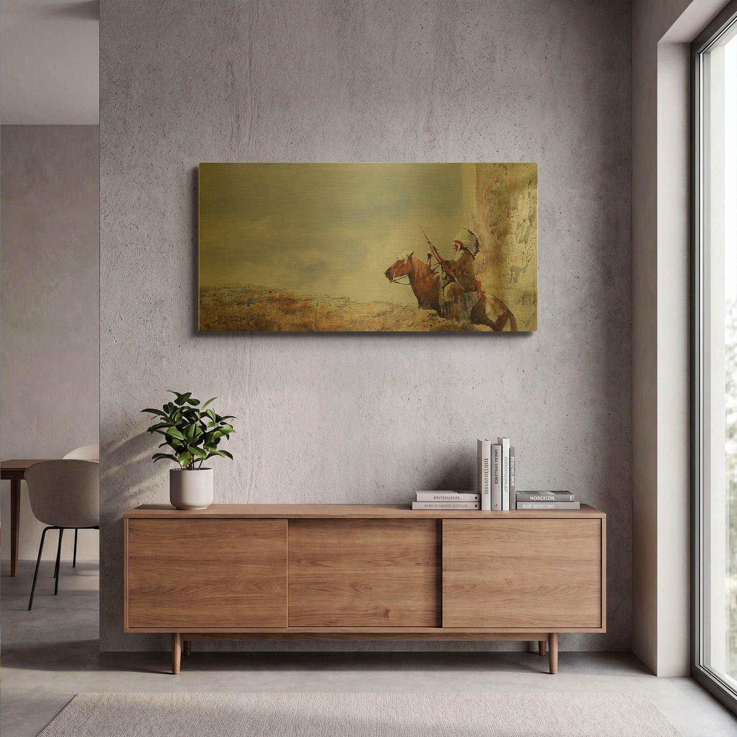 'Another Day' By J. E. Knauf Gold Metal Wall Art