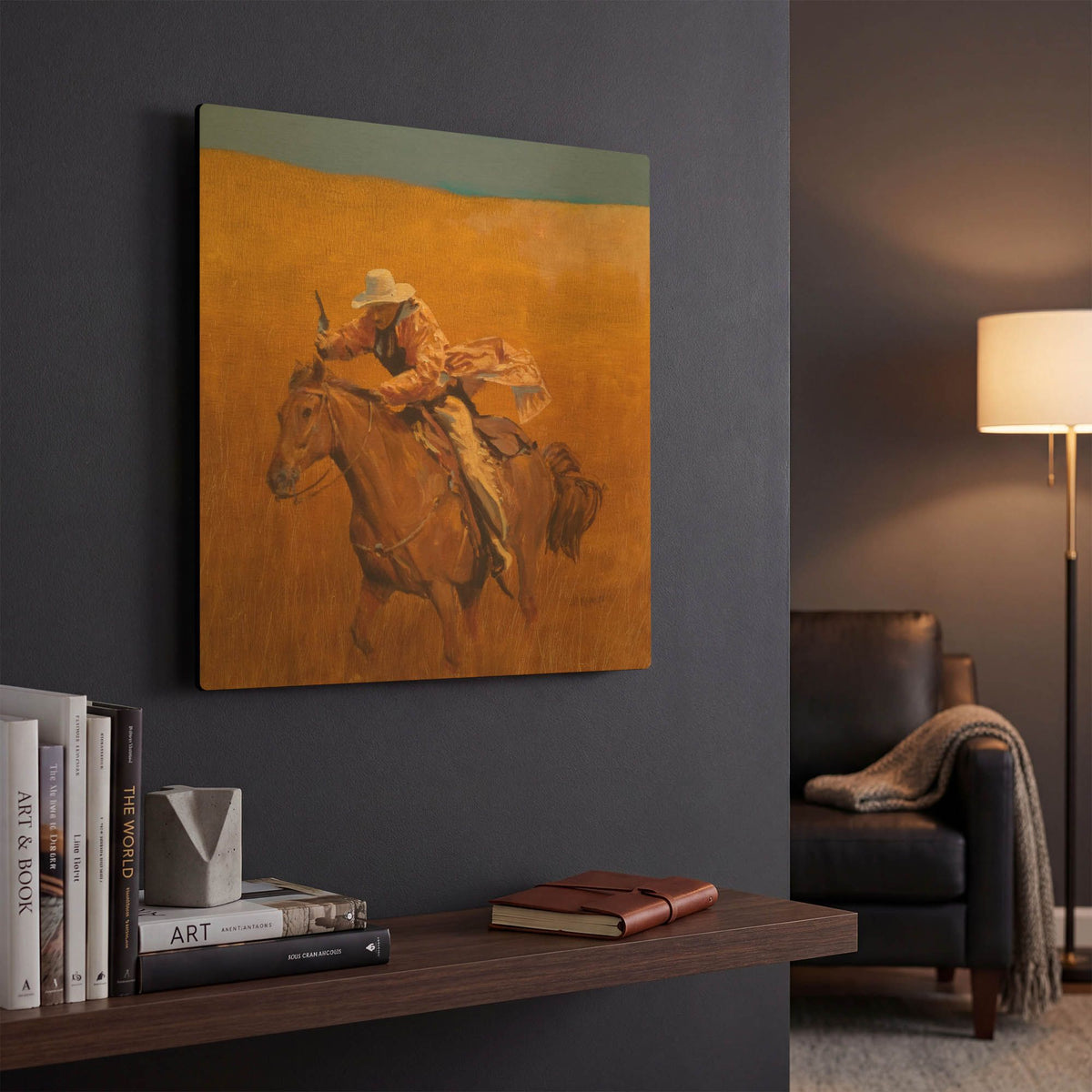 'Escape' By J. E. Knauf Gold Metal Wall Art