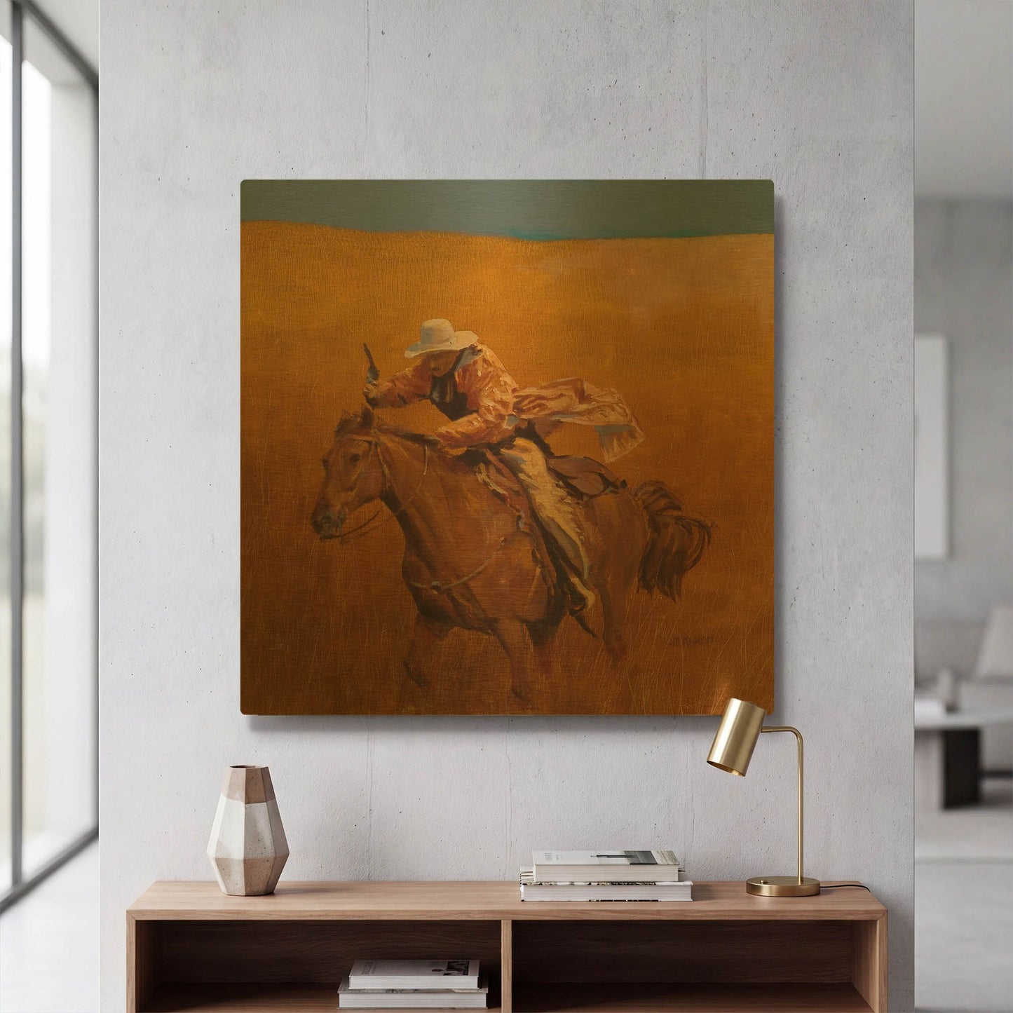 'Escape' By J. E. Knauf Gold Metal Wall Art