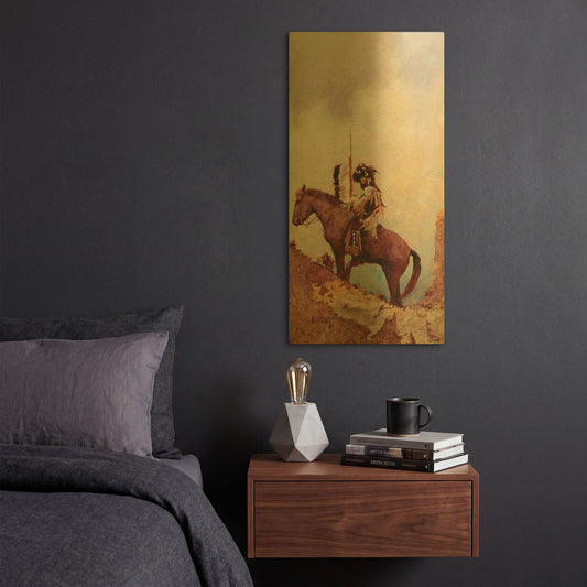 'Raven Notch' By J. E. Knauf Gold Metal Wall Art