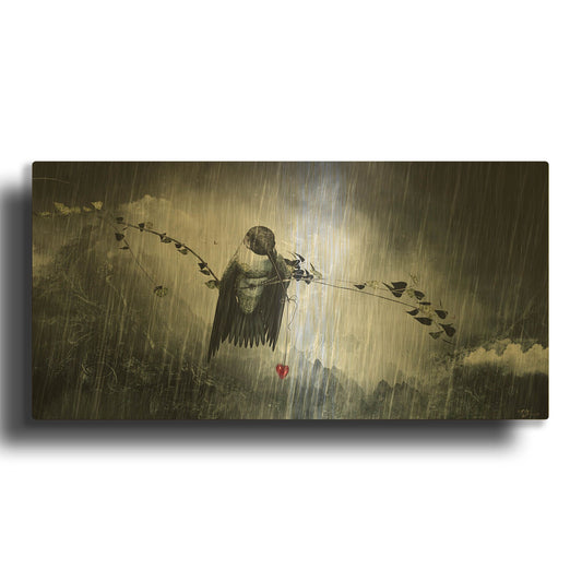 'Reach' By Cameron Gray Gold Metal Wall Art