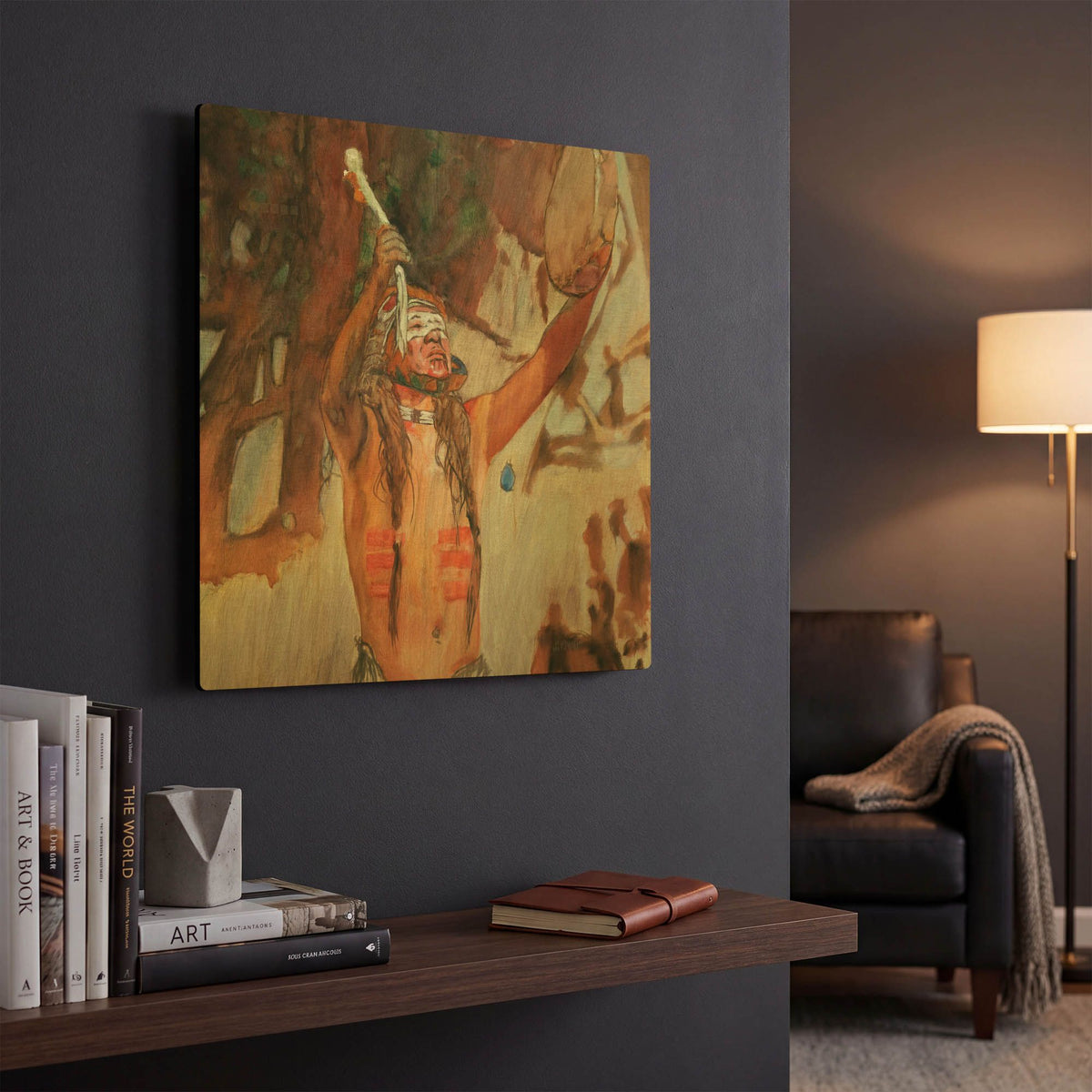 'Advocation' By J. E. Knauf Gold Metal Wall Art