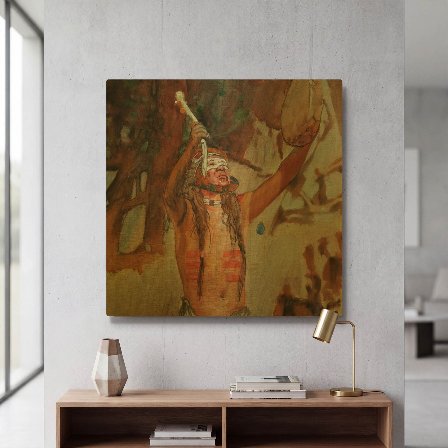 'Advocation' By J. E. Knauf Gold Metal Wall Art