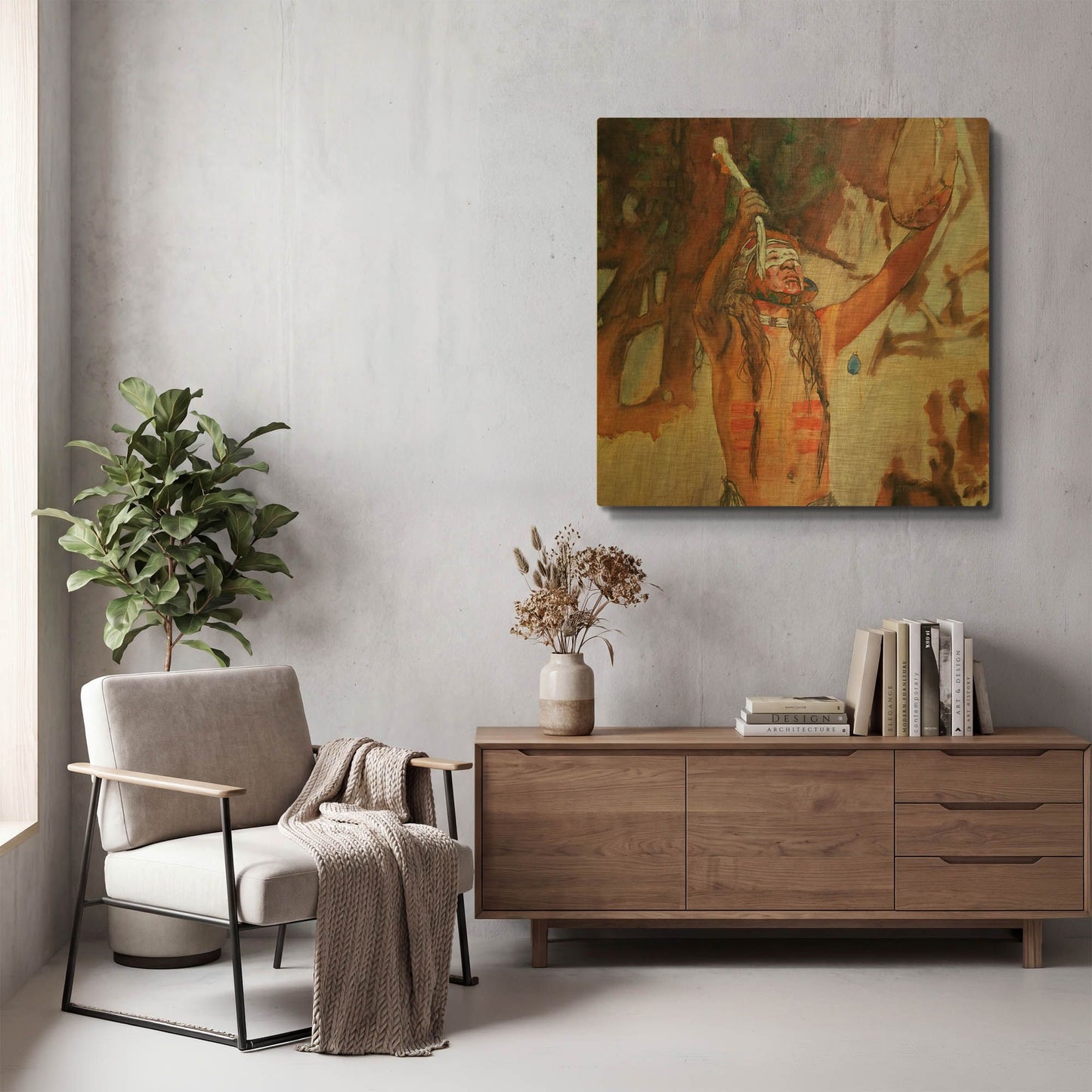 'Advocation' By J. E. Knauf Gold Metal Wall Art