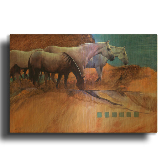 'Supai' By J. E. Knauf Gold Metal Wall Art