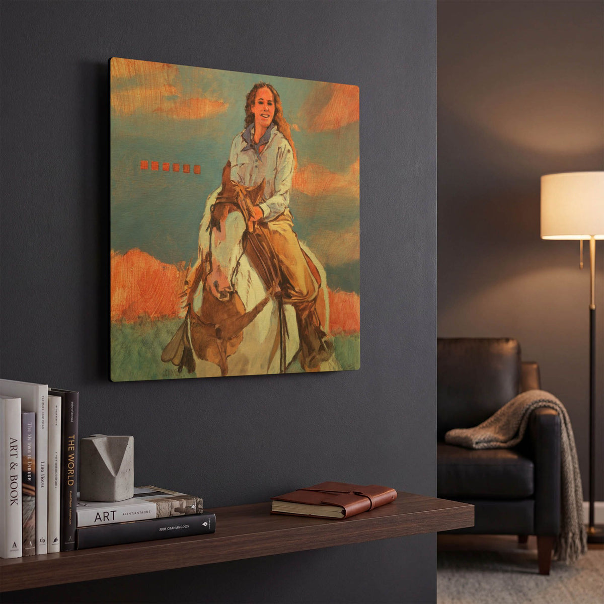 'Delight' By J. E. Knauf Gold Metal Wall Art