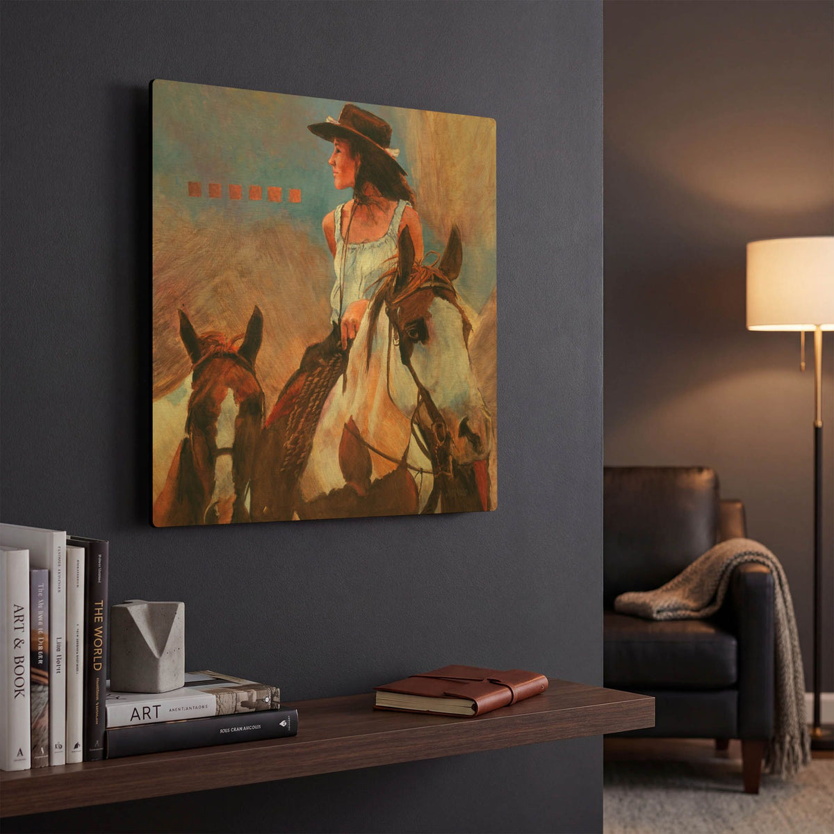 'Bring Em Home' By J. E. Knauf Gold Metal Wall Art
