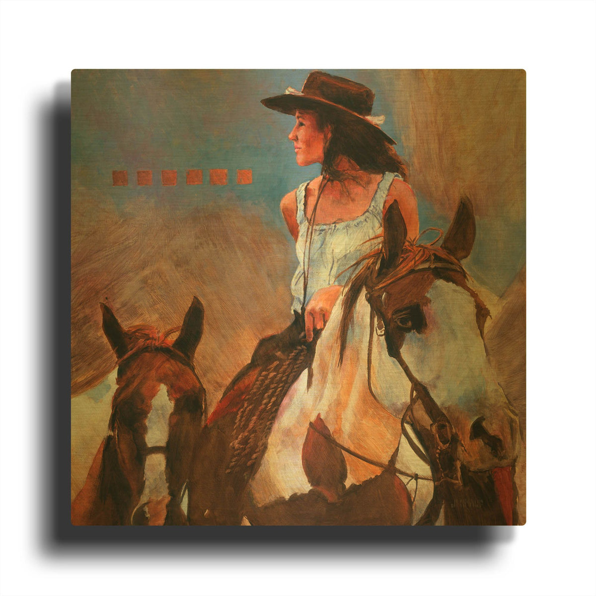 'Bring Em Home' By J. E. Knauf Gold Metal Wall Art