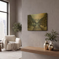 'Lake Louise 5' By Joe Reimer Photography Gold Metal Wall Art