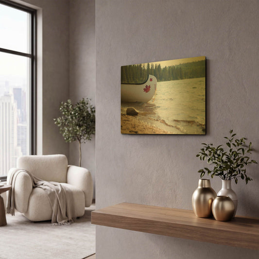 'Pyramid Lake 1' By Joe Reimer Photography Gold Metal Wall Art