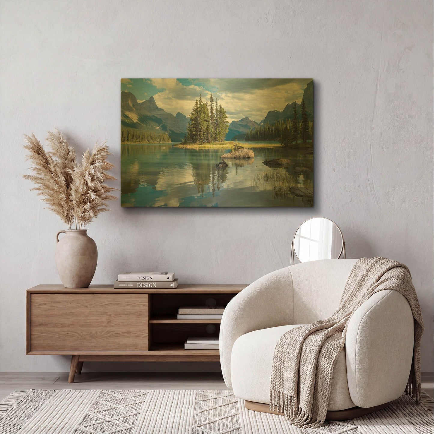 'Spirit Island 2' By Joe Reimer Photography Gold Metal Wall Art