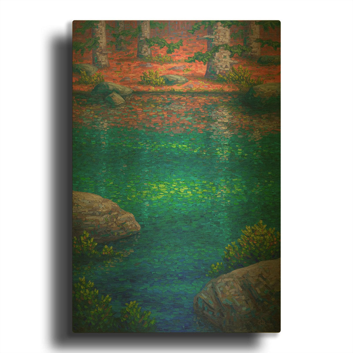 'Afternoon At Grassi Lakes' By Joe Reimer Gold Metal Wall Art