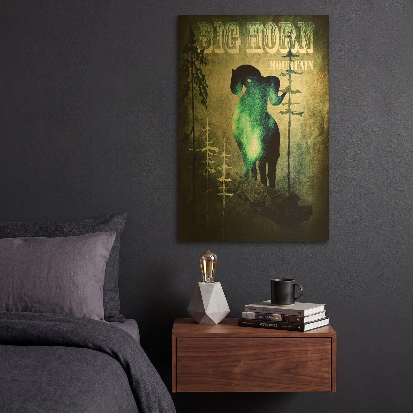 'Wind River II' By Lightbox Journal Gold Metal Wall Art