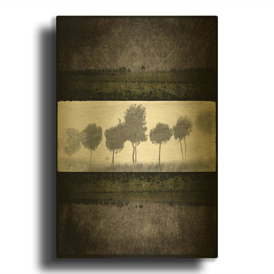 'Black Tree 2' By Lightbox Journal Gold Metal Wall Art