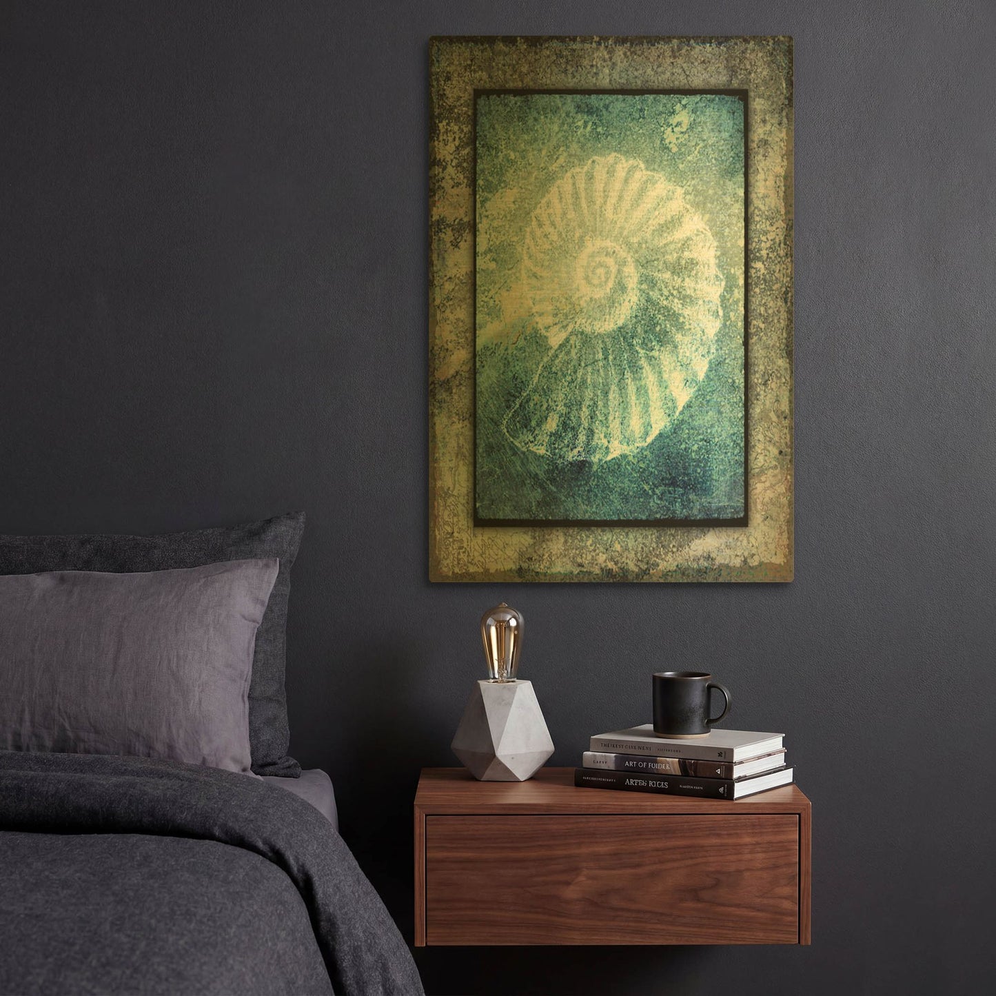 'Hello Beach Shell I' By Lightbox Journal Gold Metal Wall Art