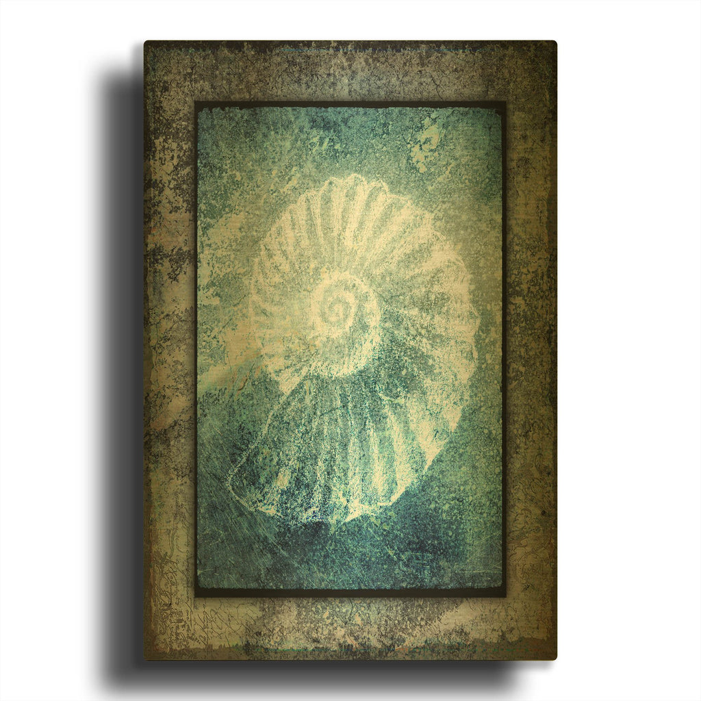 'Hello Beach Shell I' By Lightbox Journal Gold Metal Wall Art
