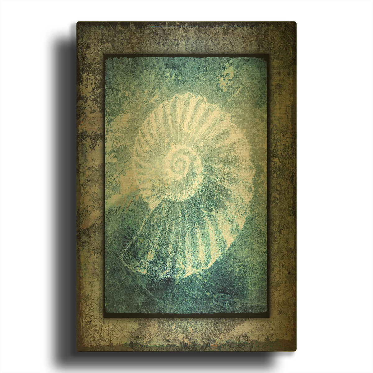 'Hello Beach Shell I' By Lightbox Journal Gold Metal Wall Art